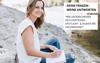 „Onlinekurs-Typologie: Wie unterscheiden sich Einsteiger-, Spotlight- und Signature-Onlinekurs?“