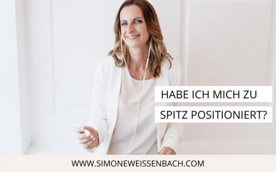 Habe ich mich zu spitz positioniert? Ist die Nische zu klein?