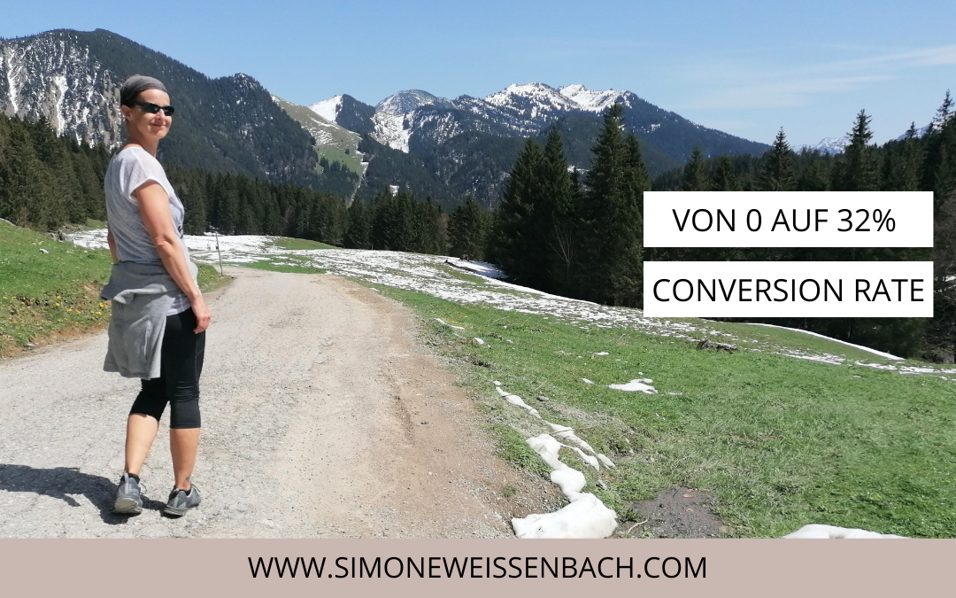 Von 0 auf 32% Conversion Rate | Beitragsbild